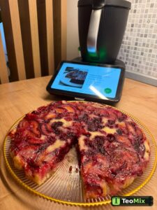 Tartă cu mure pregătită cu ajutorul Thermomix TM7